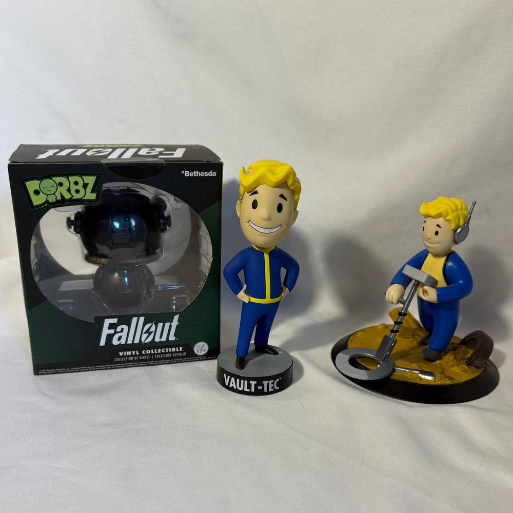 Fallout Dorbz Power Armor and Vault Boy Loot Crate Bethesda Collectible